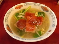 「漬けまぐろらーめん」@牡丹の写真
