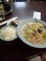 「チャンポンセット【850円】」@長崎飯店 渋谷店の写真