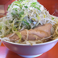 「らーめん豚入り+大盛」@ちばからの写真