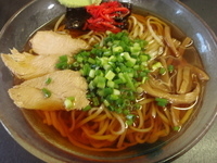 「冷やしラーメン（500円）」@森下そば店の写真