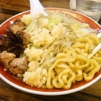 「極太ニンニク醤油（ニンニク） 800円」@らーめん てらの写真