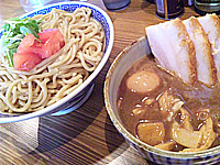 「濃厚つけ麺（麺W）+チャーシュー+味玉」@麺屋 蕃茄の写真