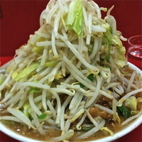 「小ラーメン（野菜W￥700）豚骨カレーぶっかけだよ（￥50）」@ラーメン 学の写真