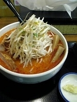 「辛味噌らーめん（生にんにく・野菜増し）」@味噌麺処 花道庵の写真