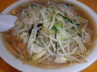 「サンマーメン（500円）大盛（100円）」@中華料理 廣新の写真