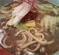 「期間限定 黒胡麻担担（麺硬め・辛口）780円」@ラーメン山岡家 つくば中央店の写真