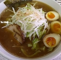 「ネギラーメン（味玉トッピング）」@王ちゃんラーメンの写真