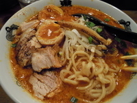 「肉増カラシビ味噌らー麺980円+味玉100円=1,080円」@カラシビ味噌らー麺 鬼金棒の写真