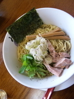 「油そば（醤油）+（一口だけつけめん+一口だけ玉豚めし）」@麺処 みどりの写真