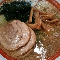 「ラーメン（こってり・麺硬め￥600）」@高円寺ラーメン タロー軒の写真