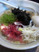 「荒磯塩煮干しそば 750円」@煮干し 青樹の写真