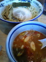 「味噌つけ麺（あつもり）」@麺屋我龍の写真