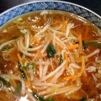 「もやしあんかけそば（￥680）」@中国料理 味彩の写真