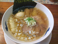 「味玉しおそば（830円）」@麺や食堂 本店の写真