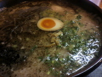 「黒竜とんこつラーメン500円+大盛150円=650円」@とんこつらーめん 黒竜の写真