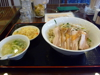 「汁なしタンタン麺セット 850円」@萬福餃子房の写真