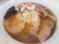 「特製中華そば（大盛）」@中華そば ふくみみの写真