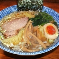 「らーめん（醤油、細麺 650円）+大盛（50円）」@藍嶌の写真