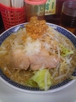 「ふじ麺（ニンニク）￥680円」@明神角ふじの写真