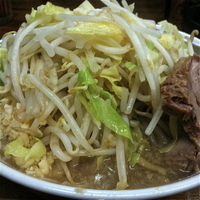 「ミニラーメン（ニンニク少し・野菜増し￥650）」@ラーメン二郎 新小金井街道店の写真