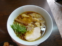 「わんたん麺880円+小ライス」@麺や維新の写真