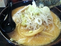 「うま辛味噌ラーメン（小）+半熟玉子 【700円+50円】」@ハッスルラーメンホンマ 浅草店の写真