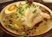 「味噌ネギラーメン+味付け玉子 【900円+100円】」@錠屋の写真