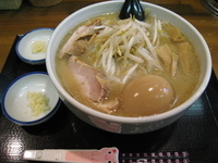 「味噌ラーメン+味玉（ニンニク）」@味噌麺処 花道庵の写真