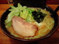 「とき卵塩ラーメン（キャベツ入り）」@ラーメン 大山家の写真