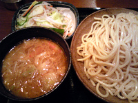 「たっぷり野菜つけめん（880円）」@三ツ矢堂製麺 川越店の写真