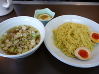 「のらや流つけめん・大盛り+煮たまご」@和風らーめん のらやの写真