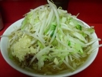 「小ラーメン（ニンニクヤサイカラメ）」@ラーメン二郎 千住大橋駅前店の写真
