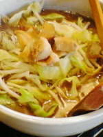 「男麺（￥750）+ミニチャーシューごはん（￥100、ランチタイム」@濱塩らぁめん 白虎の写真