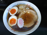 「中華そば+味玉（700円+100円）」@潮中華 KAZEの写真