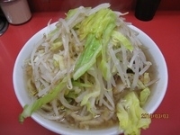 「小ぶた入り 800円（やさい、からめ）」@ラーメン二郎 小岩店の写真