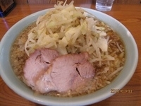 「ラーメン 600円 （やさい）」@ラーメン二郎 亀戸店の写真