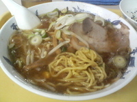 「特製ラーメン+サービスライス」@深川谷やんラーメン 本店の写真