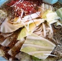 「黒胡麻担担+半ライス（720円+110円）」@ラーメン山岡家 谷田部店の写真