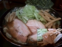 「【ゲリラ限定】 超煮干し 750円 （大盛）  + 温キャベツ 」@煮干 丸めの写真