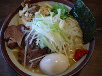 「味噌ラーメン（地鶏の味玉付き）」@みそや林檎堂BASICの写真