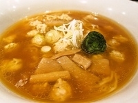 「比内鶏つみれそば（醤油）（880円）」@支那そば 一本気の写真