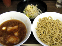 「蓮エビ小つけ麺（ニンニク）@1000」@蓮爾 さんこま店の写真