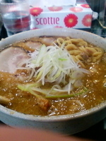 「チャーシューメン（超脂多め）+味玉（1000円）」@環七ラーメン 周麺の写真