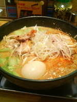 「辛味噌坦々麺+味玉」@味噌蔵らーめん まるしゅうの写真