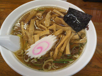 「メンマラーメン（650円）」@浜やの写真