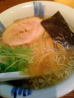 「塩ラーメン（700円）」@ラーメン食堂 粋な一生の写真