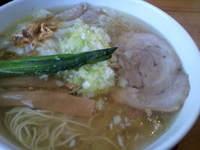 「塩ワンタンめん880円」@心麺の写真