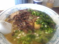 「とんこつらーめん（並盛・麺硬め） 700円」@熊本ラーメン みち丸の写真