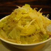 「野菜ラーメン 800円」@青竹手打ちラーメン 麺屋ばくの写真