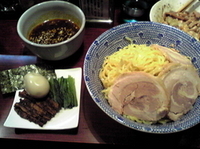 「特製カリーつけ麺（大盛り）+チャーシュー丼」@麺屋永吉 花鳥風月の写真